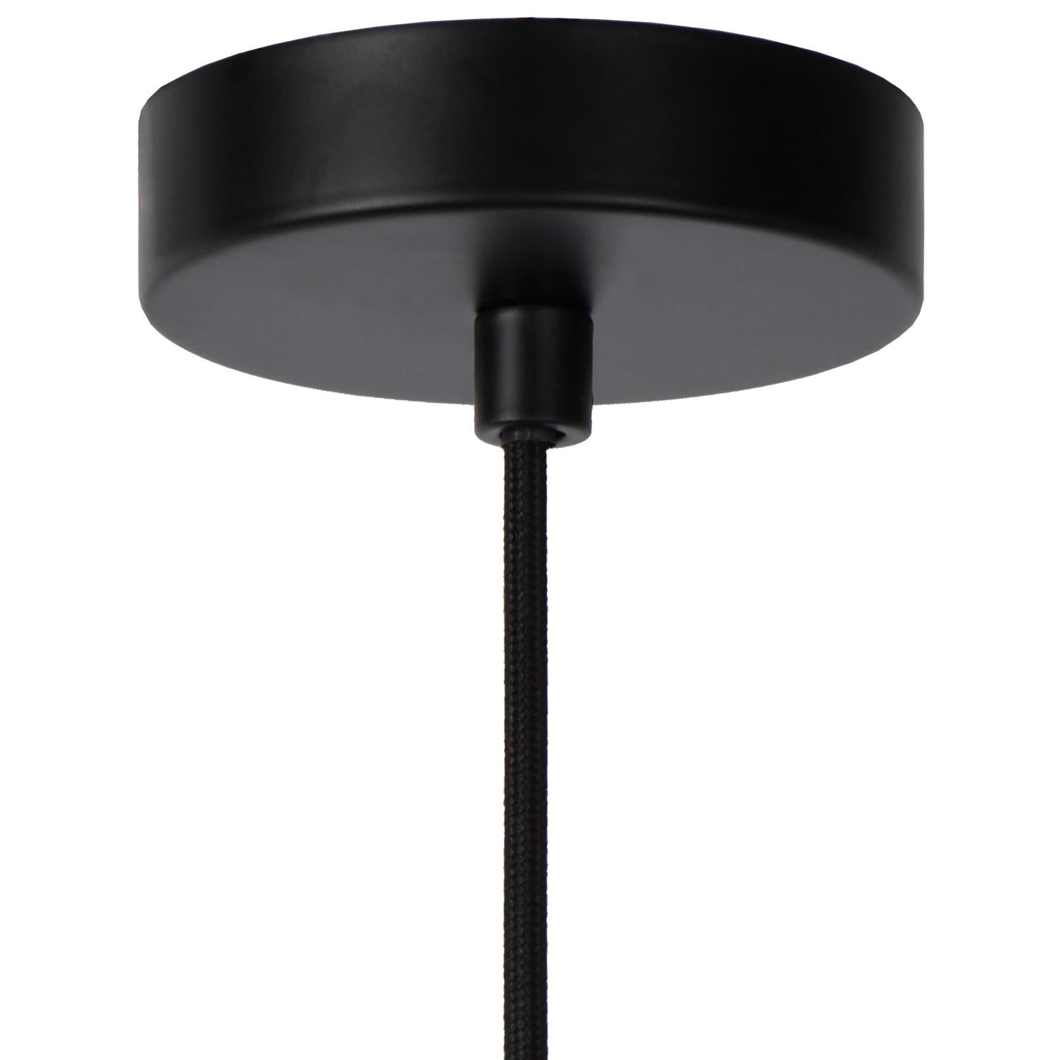 JULIUS - Hanglamp - Ø 20 cm - 1xE27 - Fumé