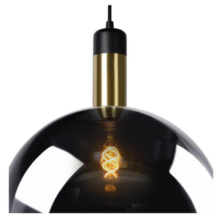 JULIUS - Hanglamp - Ø 20 cm - 1xE27 - Fumé