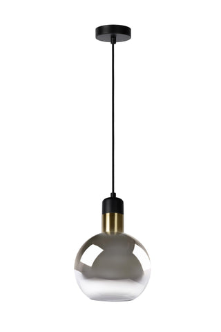 JULIUS - Hanglamp - Ø 20 cm - 1xE27 - Fumé