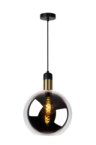 JULIUS - Pendant light - Ø 28 cm - 1xE27 - Smoke