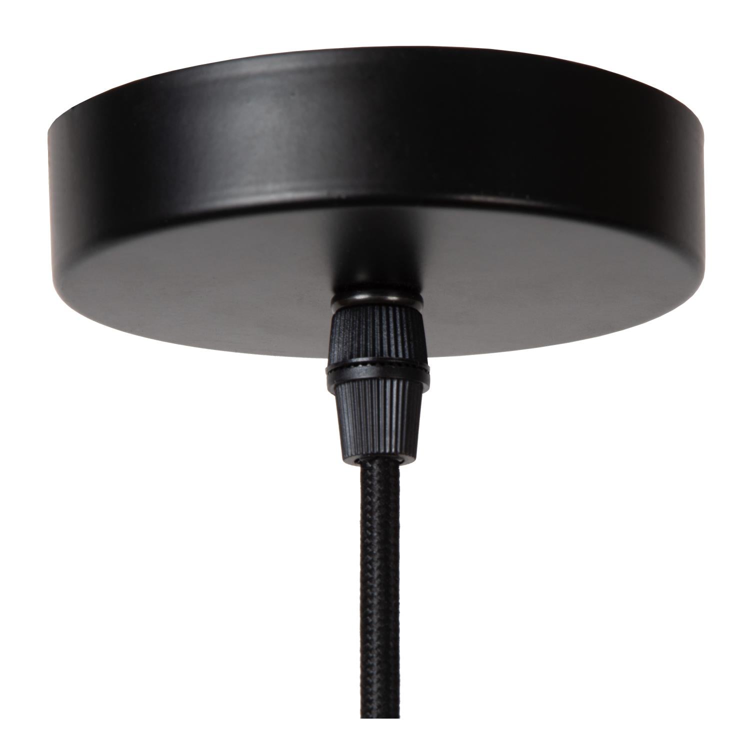 SPENCER - Suspension - Ø 30 cm - 1xE27 - Noir