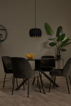 SPENCER - Suspension - Ø 30 cm - 1xE27 - Noir