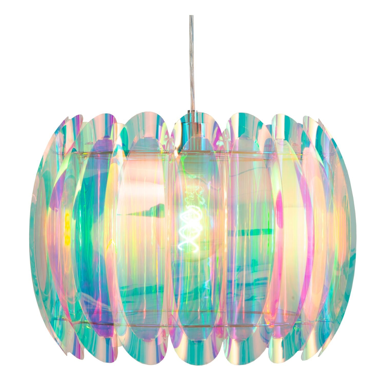 GLINSTAR - Suspension - Ø 40 cm - 1xE27 - Multicolore