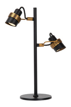 TUNDRAN - Lampe de table - 2xGU10 - Noir