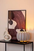 SPENCER - Tafellamp - Ø 30 cm - 1xE27 - Grijs