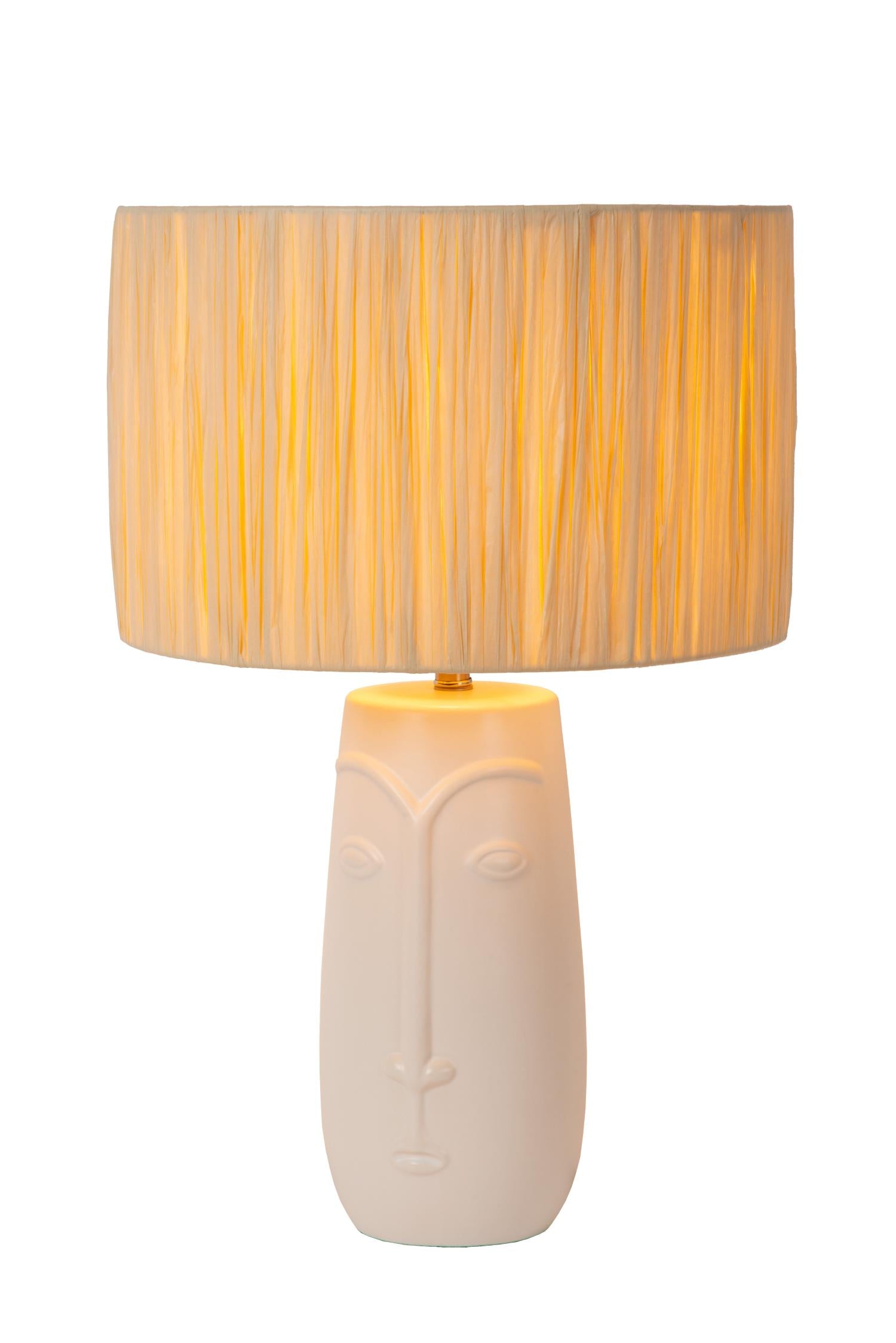 VISO - Lampe de table - Ø 36 cm - 1xE27 - Blanc