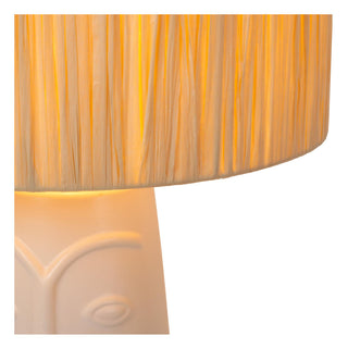 VISO - Lampe de table - Ø 36 cm - 1xE27 - Blanc