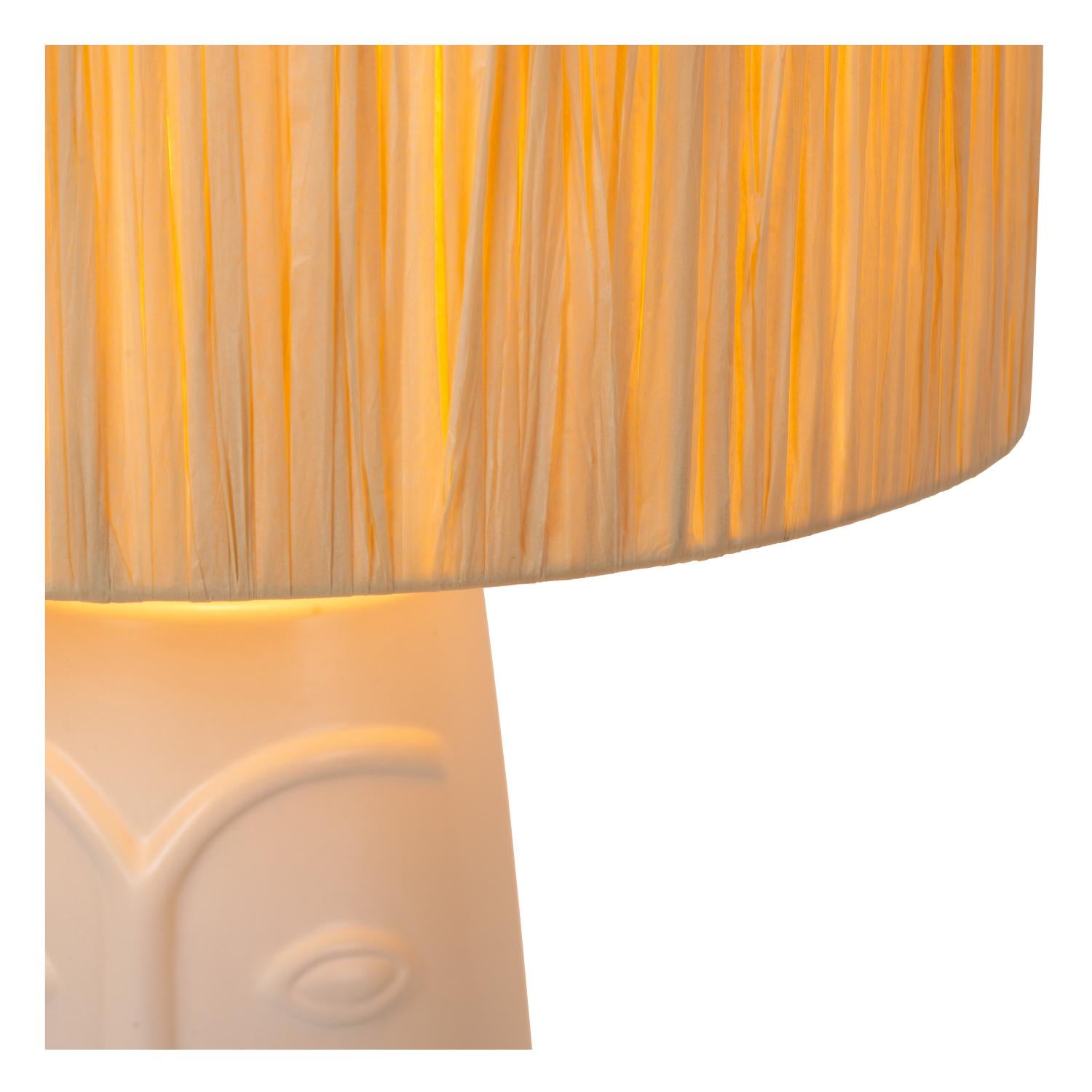 VISO - Lampe de table - Ø 36 cm - 1xE27 - Blanc