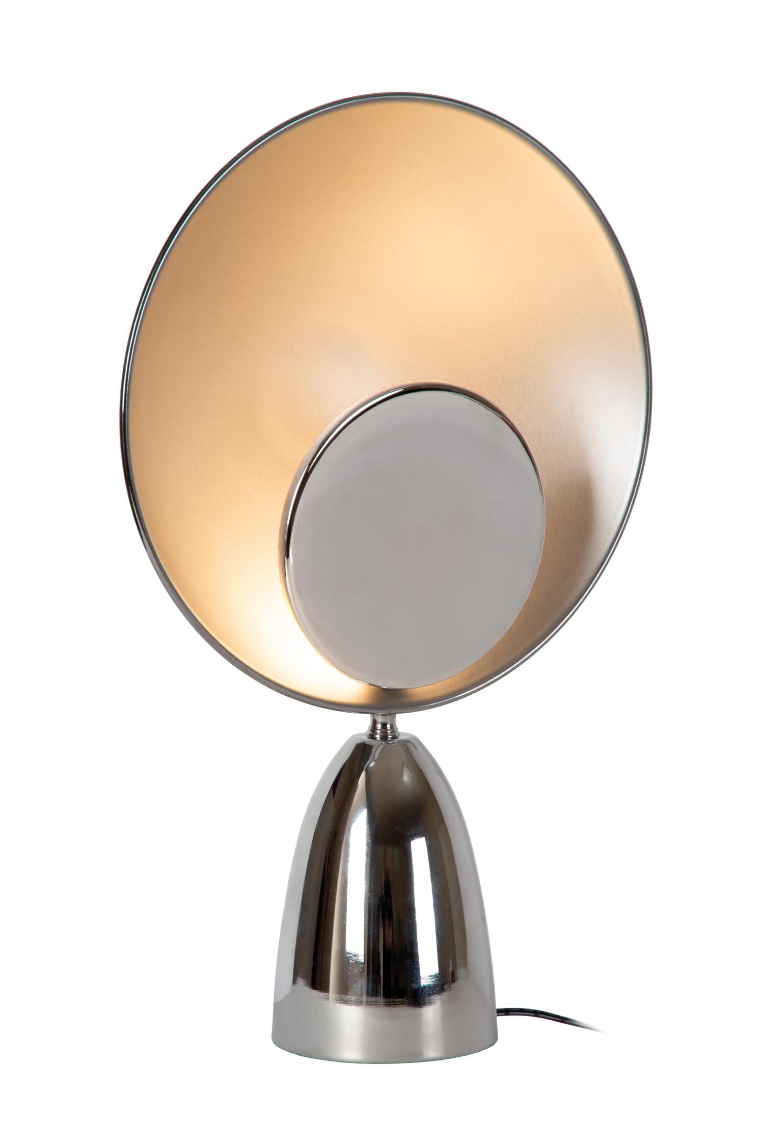 CASTAMAR - Tafellamp - Ø 25,5 cm - LED - 1x8W 2100K - Chroom