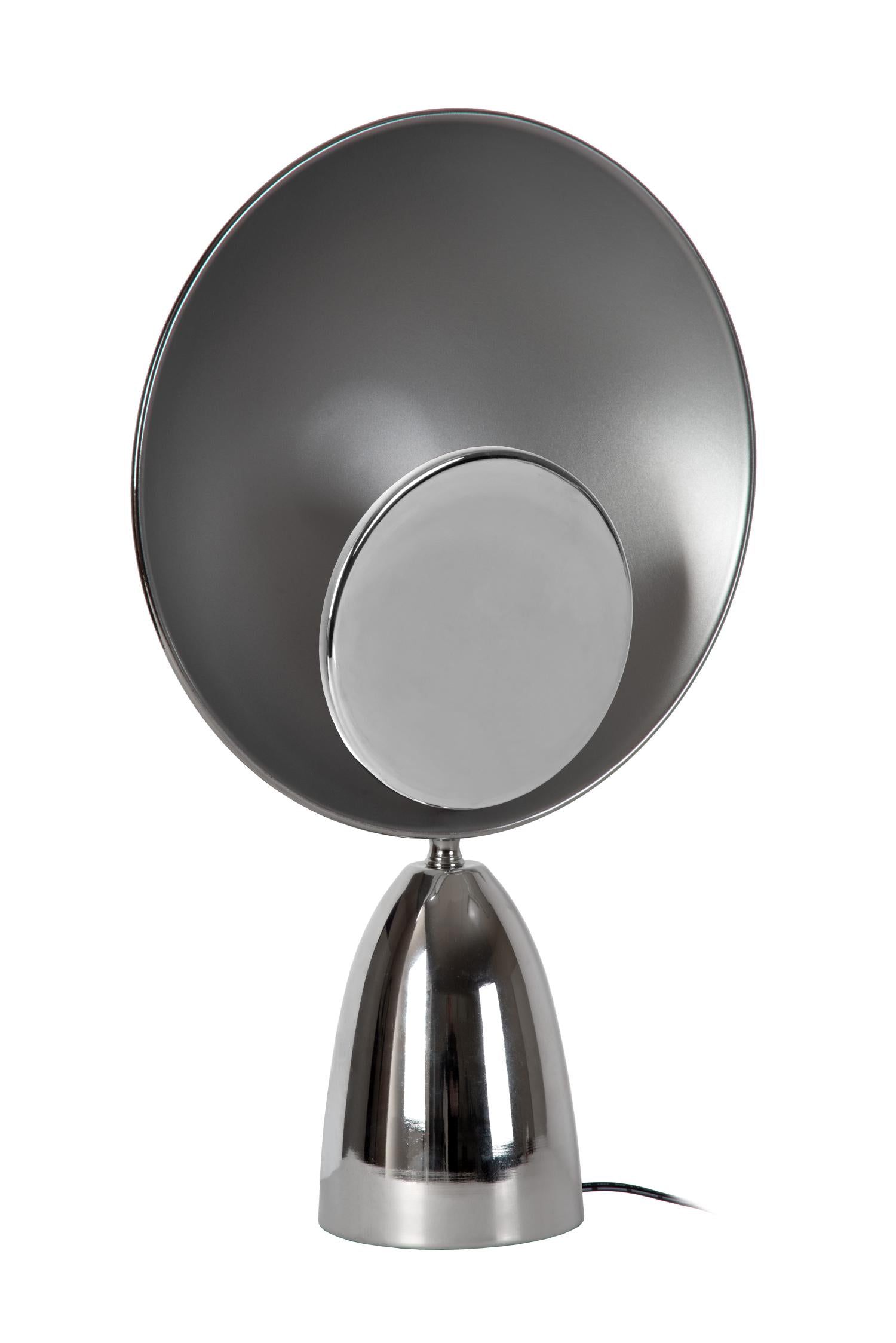 CASTAMAR - Tafellamp - Ø 25,5 cm - LED - 1x8W 2100K - Chroom
