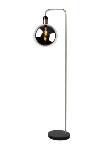 JULIUS - Vloerlamp - Ø 28 cm - 1xE27 - Fumé