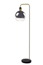 JULIUS - Vloerlamp - Ø 28 cm - 1xE27 - Fumé