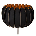 SPENCER - Vloerlamp - Ø 40 cm - 1xE27 - Zwart