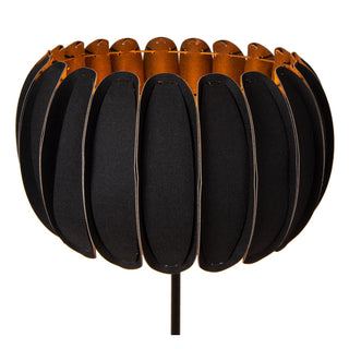 SPENCER - Vloerlamp - Ø 40 cm - 1xE27 - Zwart