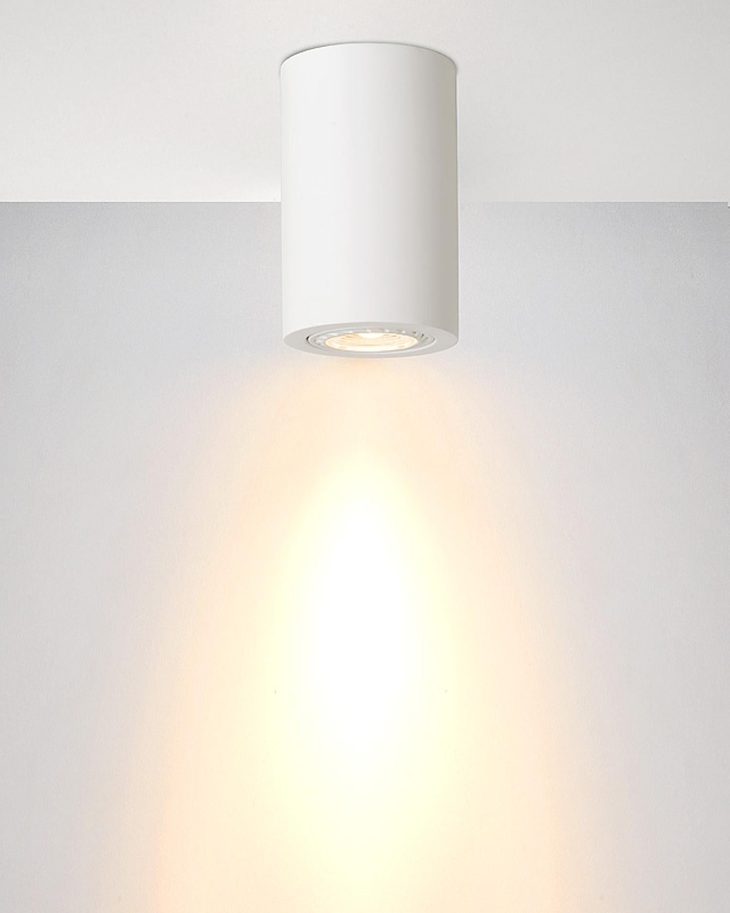 GIPSY - Spot plafonnier - Ø 7 cm - 1xGU10 - Blanc