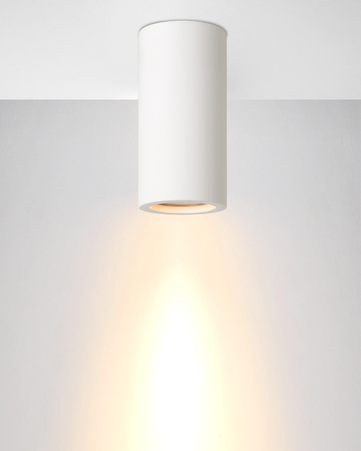 GIPSY - Plafondspot - Ø 7 cm - 1xGU10 - Wit