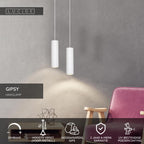GIPSY - Pendant light - Ø 7 cm - 1xGU10 - White