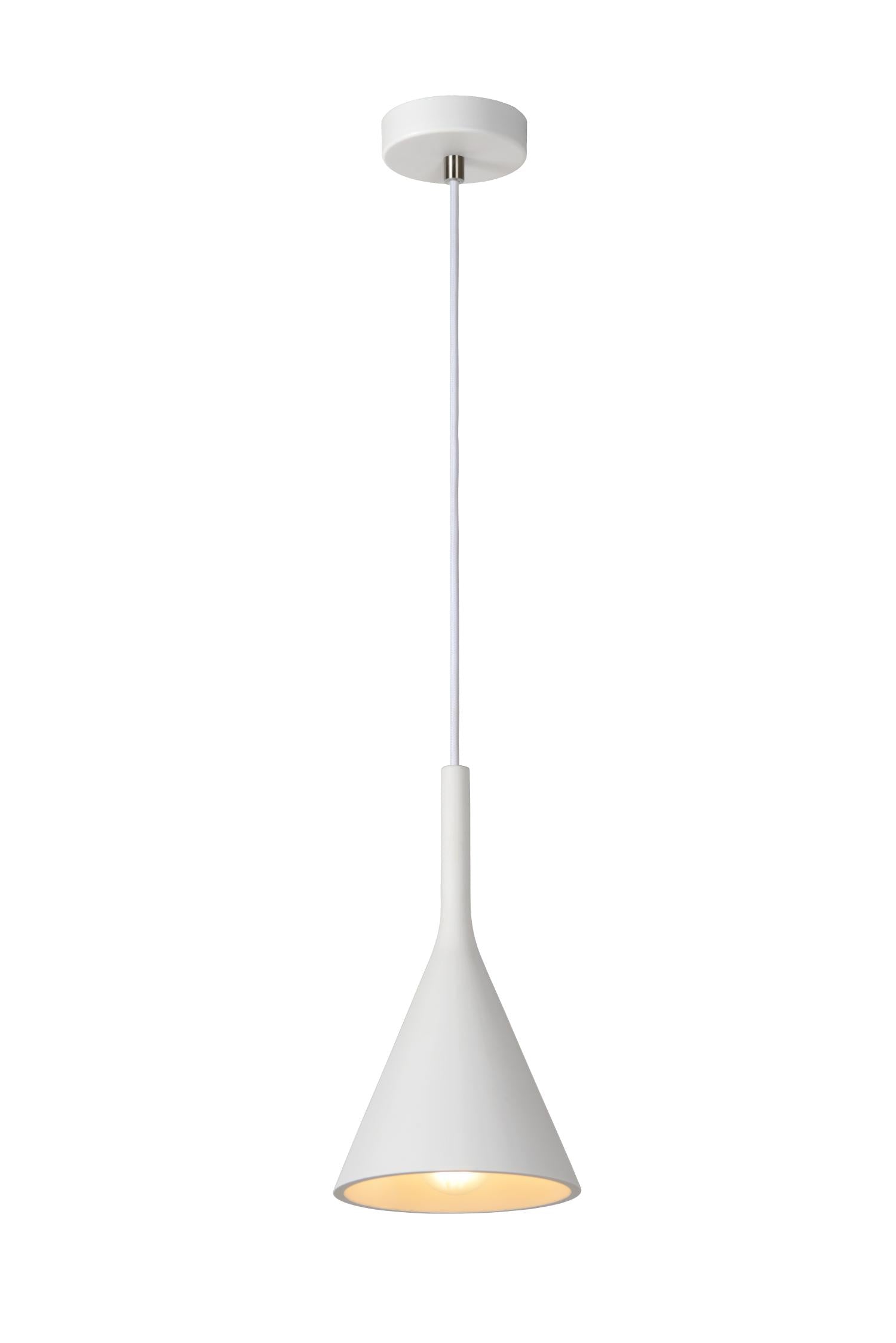 GIPSY - Hanglamp - Ø 16,5 cm - 1xE27 - Wit