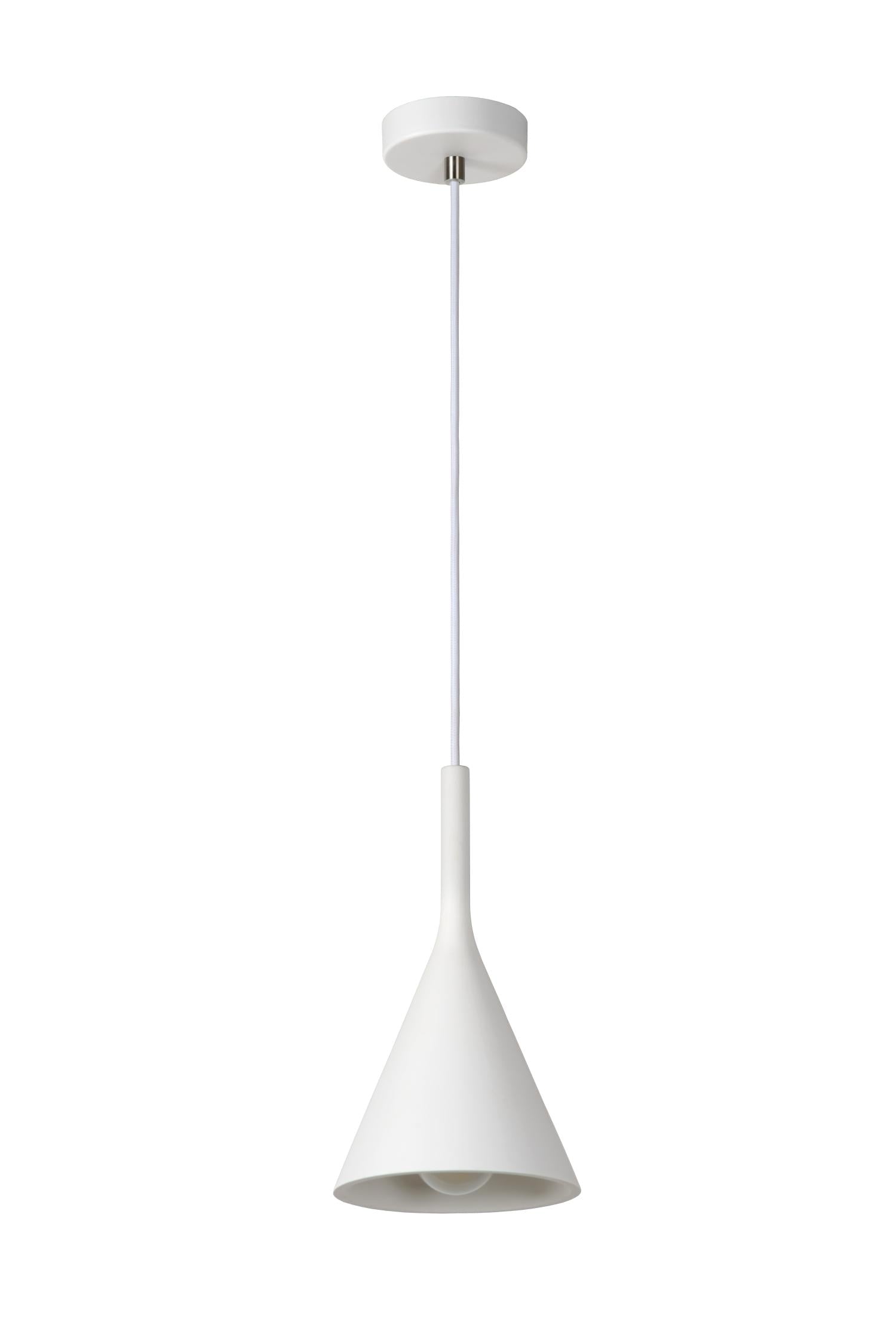 GIPSY - Hanglamp - Ø 16,5 cm - 1xE27 - Wit
