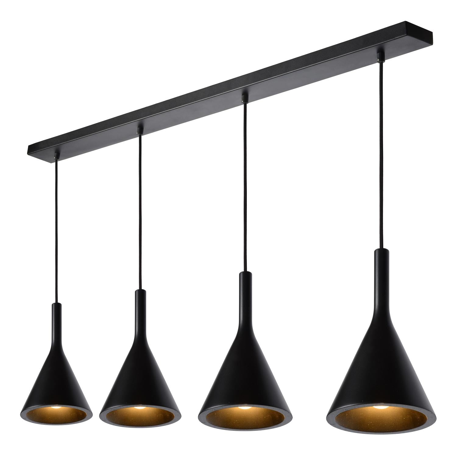 GIPSY - Hanglamp - 4xE27 - Zwart