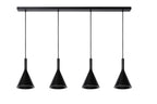 GIPSY - Hanglamp - 4xE27 - Zwart