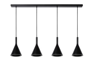 GIPSY - Hanglamp - 4xE27 - Zwart