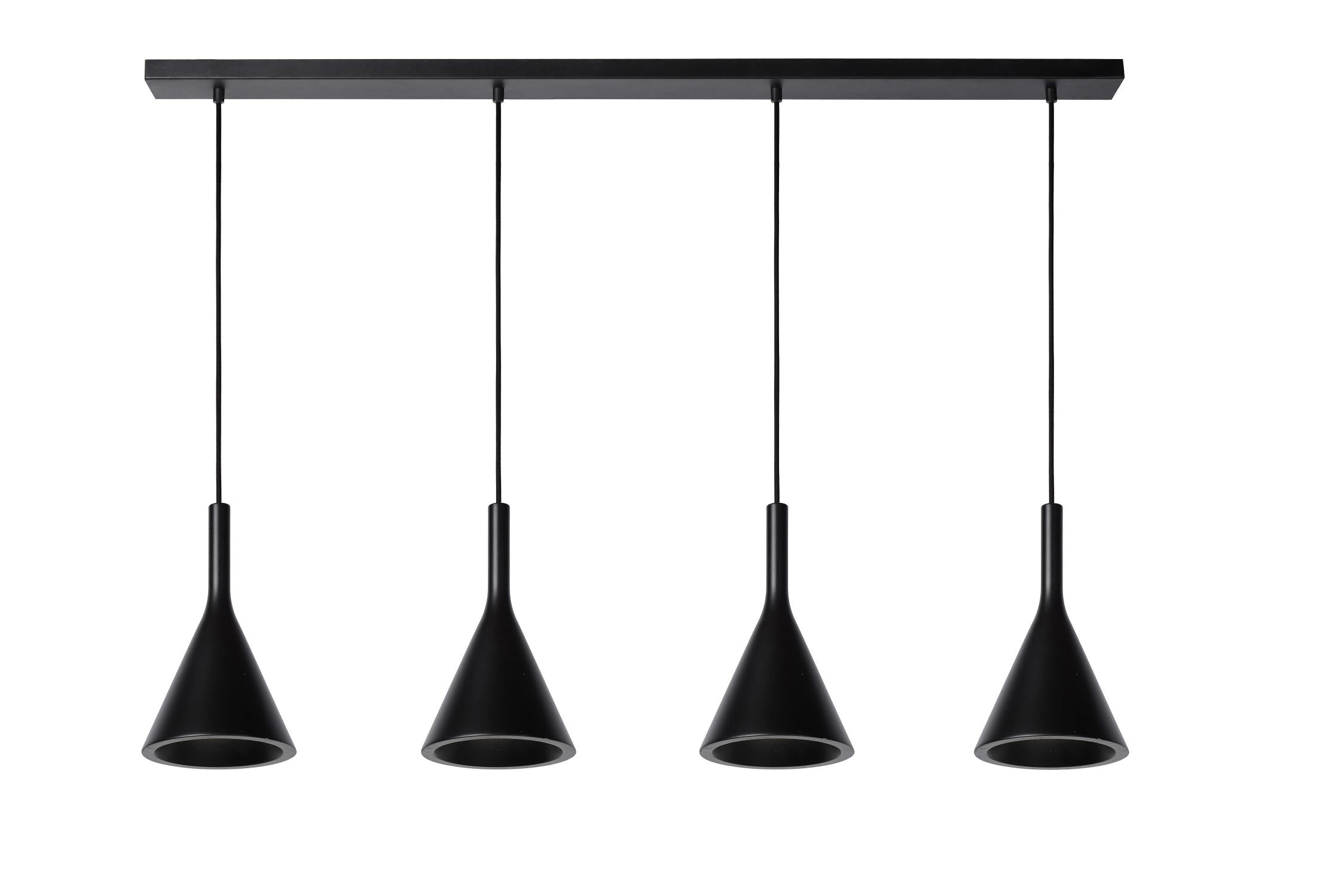 GIPSY - Hanglamp - 4xE27 - Zwart