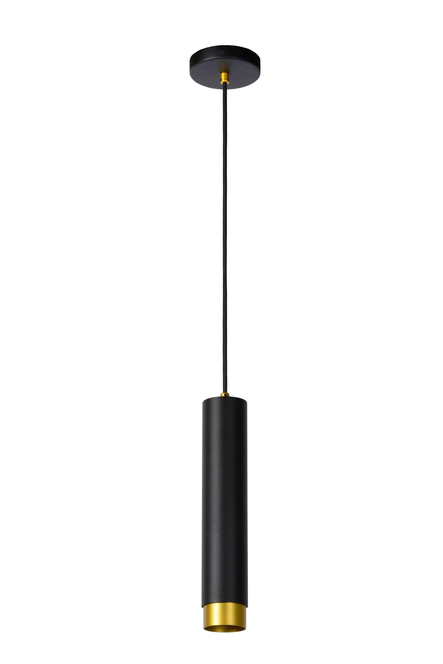 FLORIS - Hanglamp - Ø 5,9 cm - 1xGU10 - Zwart