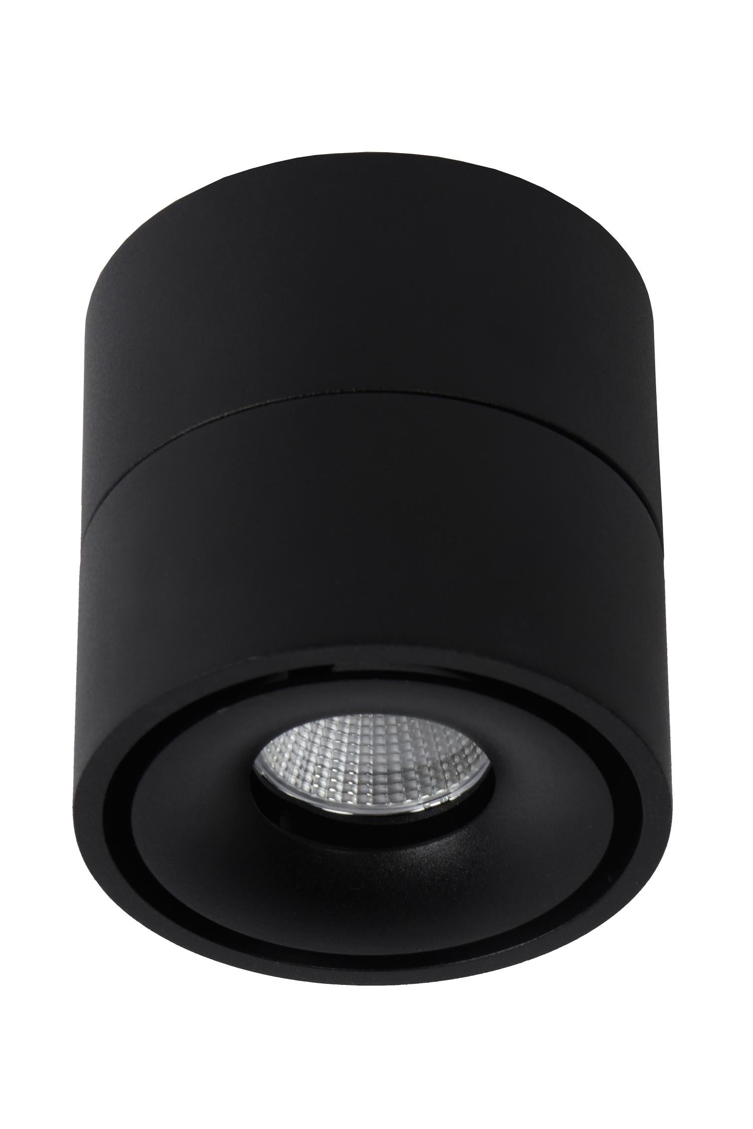 YUMIKO - Plafondspot - Ø 7,8 cm - LED Dimb. - 1x10W 2700K - Zwart