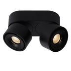 YUMIKO - Plafondspot - LED Dimb. - 2x10W 2700K - Zwart