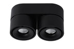 YUMIKO - Plafondspot - LED Dimb. - 2x10W 2700K - Zwart