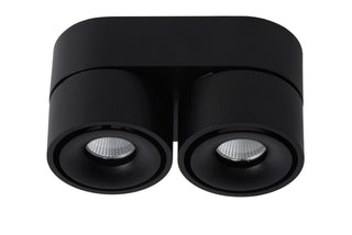 YUMIKO - Plafondspot - LED Dimb. - 2x10W 2700K - Zwart