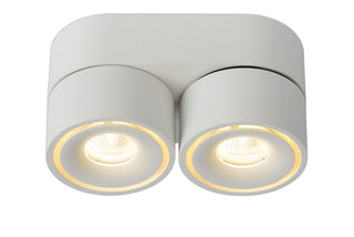 YUMIKO - Plafondspot - Ø 7,8 cm - LED Dimb. - 2x10W 2700K - Wit