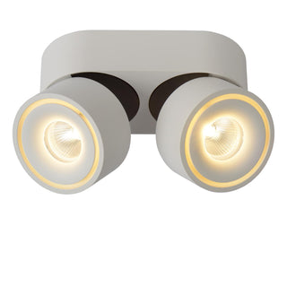 YUMIKO - Plafondspot - Ø 7,8 cm - LED Dimb. - 2x10W 2700K - Wit