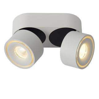 YUMIKO - Plafondspot - Ø 7,8 cm - LED Dimb. - 2x10W 2700K - Wit
