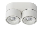 YUMIKO - Plafondspot - Ø 7,8 cm - LED Dimb. - 2x10W 2700K - Wit