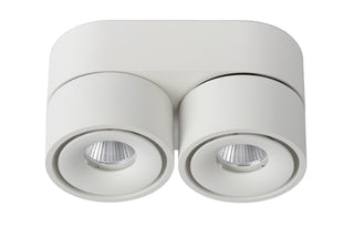 YUMIKO - Plafondspot - Ø 7,8 cm - LED Dimb. - 2x10W 2700K - Wit