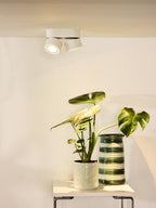 YUMIKO - Plafondspot - Ø 7,8 cm - LED Dimb. - 2x10W 2700K - Wit