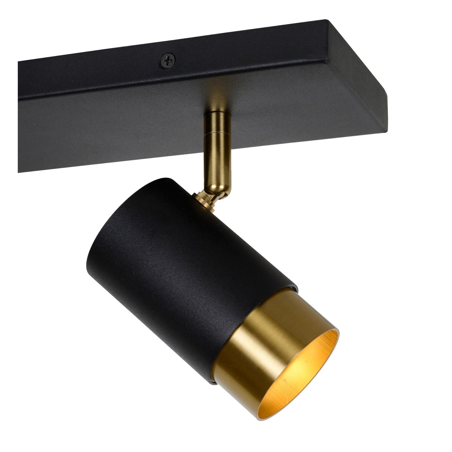 FLORIS - Spot plafonnier - 2xGU10 - Noir
