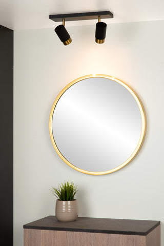 FLORIS - Spot plafonnier - 2xGU10 - Noir