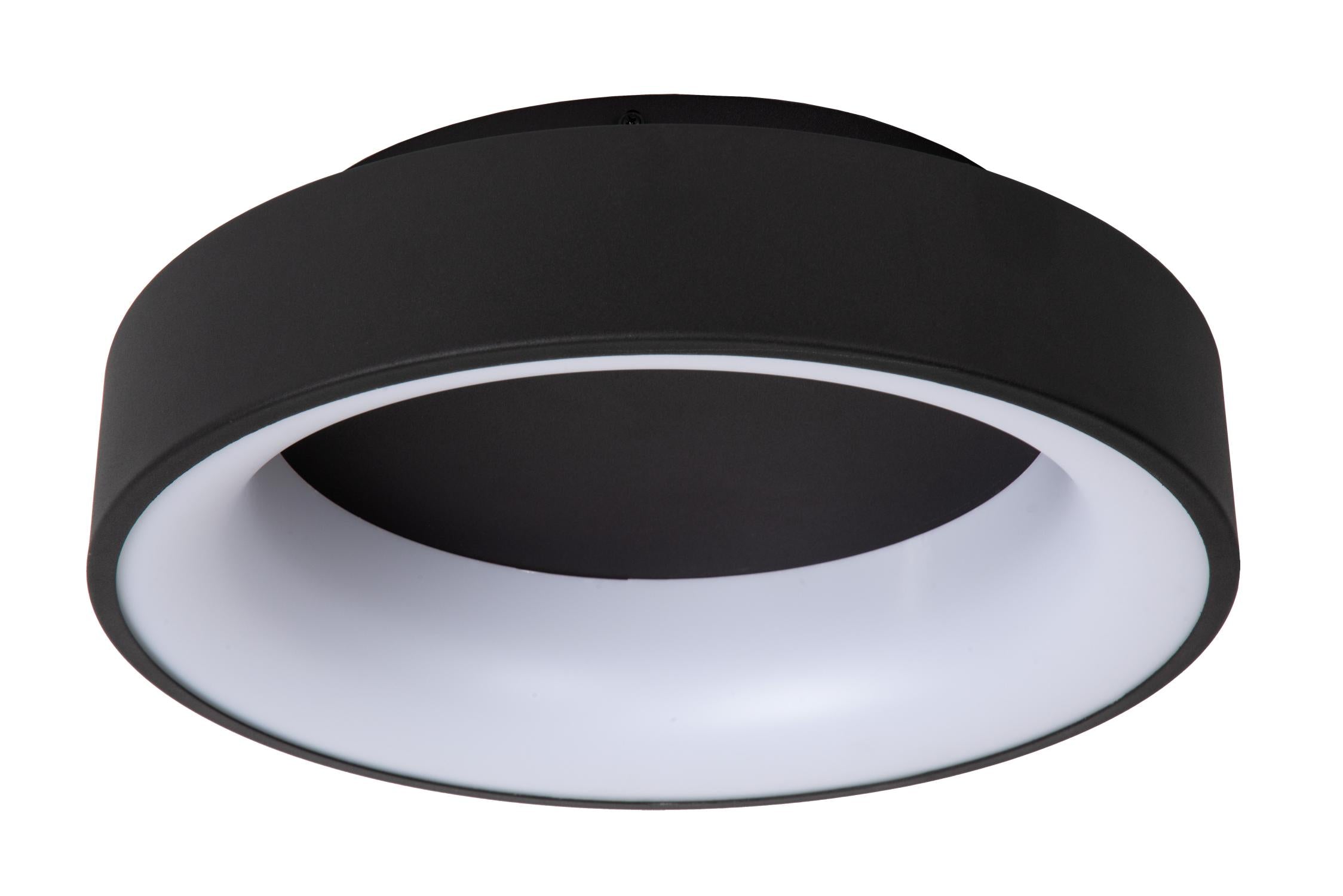 MIRAGE - Plafonnier - Ø 38 cm - LED Var. - 1x22W 2700K - Noir