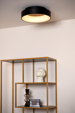 MIRAGE - Plafonnier - Ø 38 cm - LED Var. - 1x22W 2700K - Noir