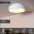 MIRAGE - Plafonnier - Ø 38 cm - LED Var. - 1x22W 2700K - Blanc