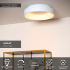 MIRAGE - Plafonnière - Ø 45 cm - LED Dimb. - 1x33W 2700K - Wit