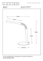 GILLY - Desk lamp - LED - 1x5W 2700K - Black