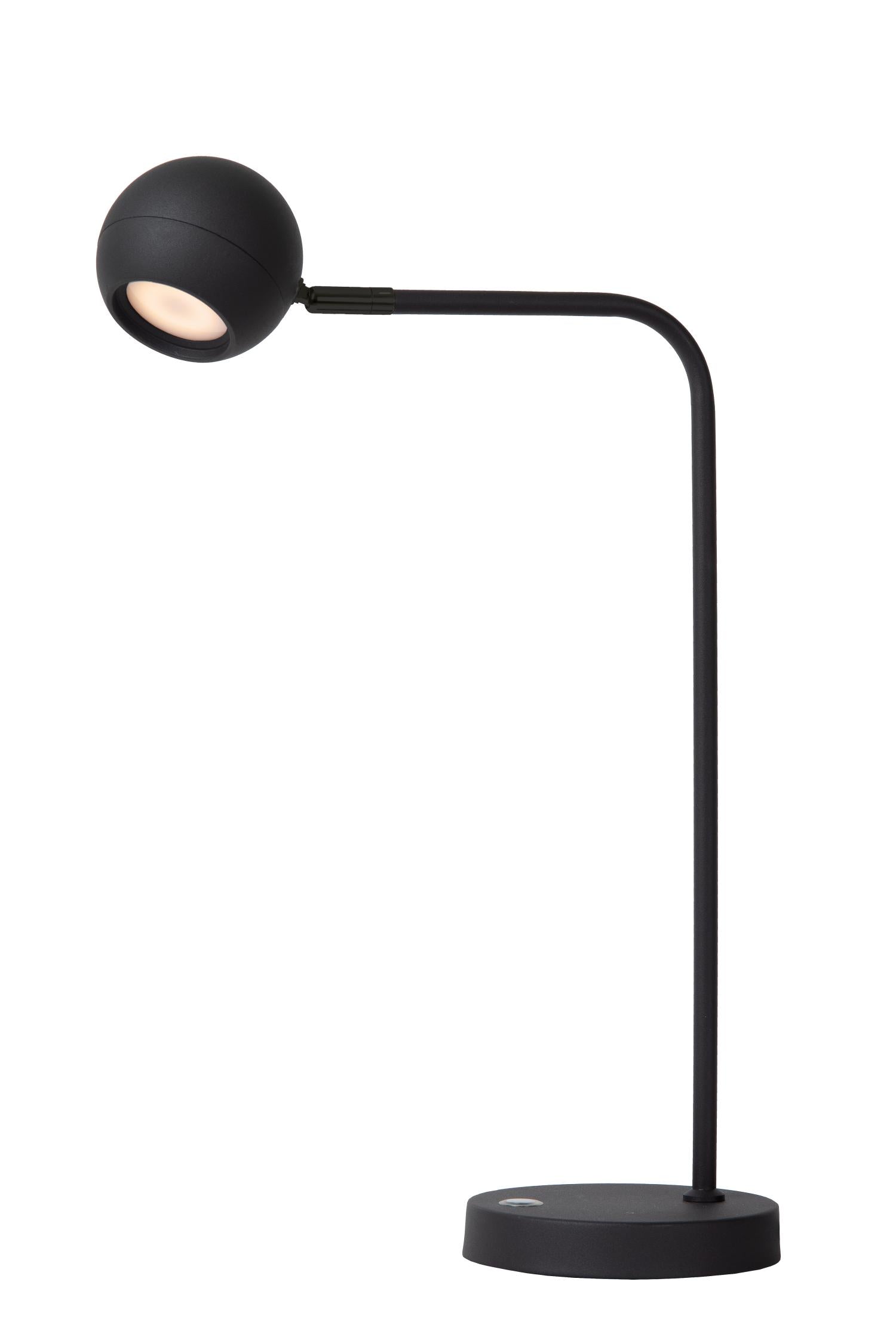 COMET - Rechargeable desk lamp - Battery - LED 3 StepDim - 1x3W 2700K - Black
