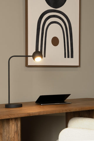 COMET - Rechargeable desk lamp - Battery - LED 3 StepDim - 1x3W 2700K - Black