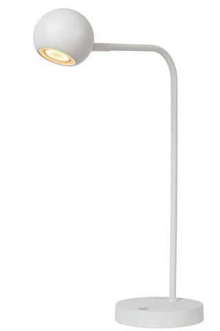 COMET - Oplaadbare Bureaulamp - Accu/Batterij - LED 3 StepDim - 1x3W 2700K - Wit