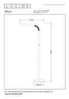GILLY - Rechargeable reading lamp - Battery - LED Dimmable - 1x6W 2700K - White