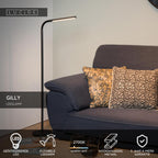 GILLY - Reading lamp - LED - 1x6W 2700K - Black